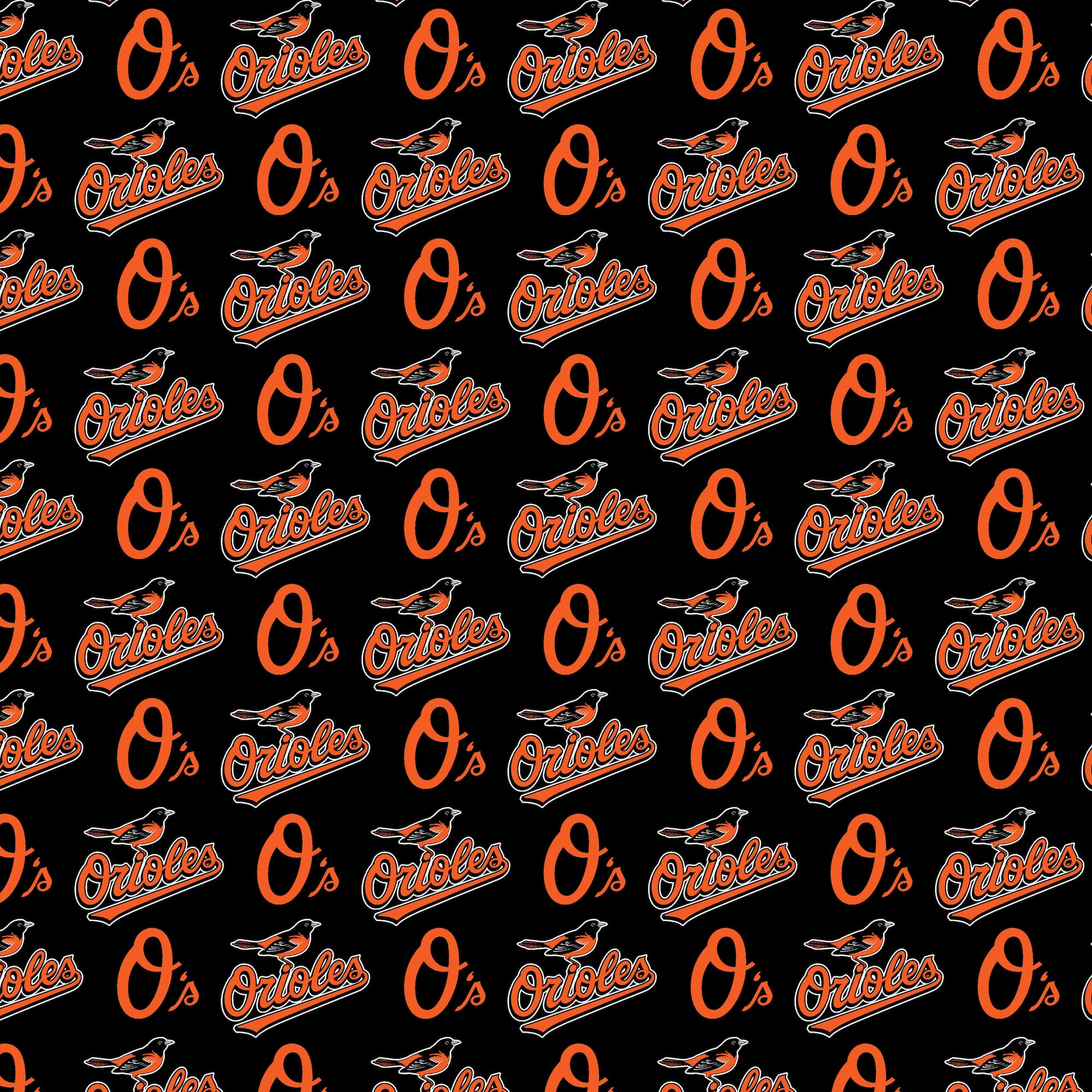 MLB Baltimore Orioles Cotton Fabric